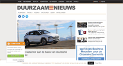 Desktop Screenshot of duurzaamnieuws.nl